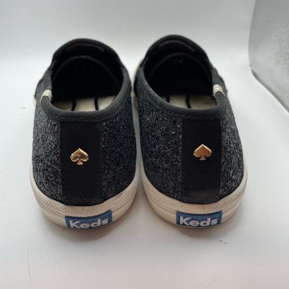 Keds x Kate Spade black sparkly loafers women’s 8 - Picture 5 of 9